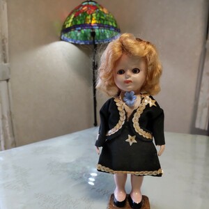 アンティーク 1950年代 人形　目が開閉　 ビーバー人形の来る前　西洋人形　アメリカ　少女人形　16cm 昭和レトロ　 レアもの