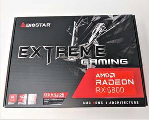 未使用品 BIOSTAR Radeon RX6800 VA6806LMP2 AMD Radeon RX 6800 グラフィックスカード ビデオカード