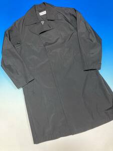 グローバルワーク　GLOBAL WORK ロングコート ステンカラーコート ナイロン 薄手 ブラック コート 美品