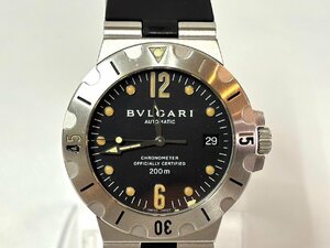 ☆ブルガリ BVLGARI SD38S ディアゴノ スクーバ デイト 自動巻き メンズ　訳あり