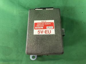 KJ017 中古 トヨタ センチュリー VG40 平成元年5月 ECT コントロール コンピューター 89530-40011 ASIN 9F07 5V-EU 動作保証