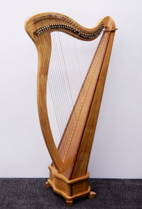 ○ ◎【 引取限定 】青山 ハープ　36弦 / 高さ138cm Aoyama Harp FUKUI JAPAN ノンペダルハープ 弦楽器