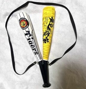 祝優勝【極美品】阪神タイガース 応援メガホン カンフーバット ★超変革 金本監督 アニキファンに★ Tigers　HANSHIN Fighting Sprit