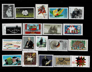 ドイツ 1983年 単品発行記念切手揃い