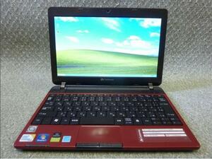 ★Windows XP・7 Starter 選択可 11.6”ミニノート Gateway EC1800 -43R ZH7 ★ Core2Duo SU9400 1.4GHz/4GB/750GB/無線/リカバリ作成/2029