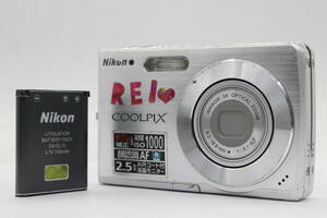 【返品保証】 ニコン Nikon Coolpix S200 3x バッテリー付き コンパクトデジタルカメラ s5798