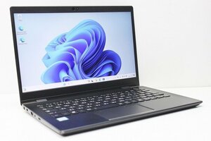 1円スタート ノートパソコン Windows11 ハイスペック 東芝 dynabook G83 第8世代 Core i7 メモリ16GB SSD256GB Windows10 カメラ 13.3