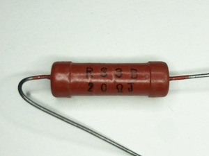 酸化金属皮膜抵抗器 3W 20ΩJ RS3B 20ΩJ バラ売り　管理番号[F2-B01119].