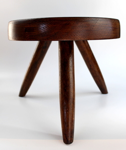 シャルロット ペリアン Charlotte Perriand ベルジェ スツール Tabouret Berger 1950年代 フランス製 オリジナル プルーヴェ 椅子 