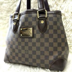 ●１円～LOUIS VUITTON ルイヴィトン ダミエ ハムプステッドPM トートバッグ ショルダー カバン メンズ レディース 通勤 通学 ブラウン 