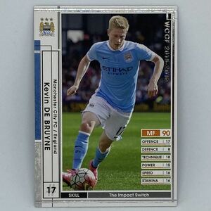 【送料無料】 WCCF 2015-2016 15-16 EXTRA 白 ケビン・ デ・ブライネ Kevin DE BRUYNE マンチェスター・シティ Manchester City FC PANINI