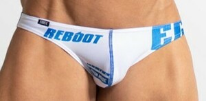 送料無料 新品　未使用 ★☆ EGDE ☆★（エッジ） REBOOT RE スーパーロウライズ ビキニパンツ ホワイト系 XL