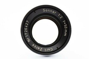 carl zeiss Sonnar 50mm F2 CONTAX カールツァイス ゾナー コンタックス ドイツ製 Germany