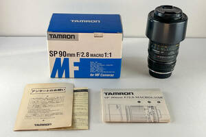 Tamron タムロン SP 90mm F/2.8 MACRO 1：1 （Model 72B）M42マウント ソニーEマウント変換アダプター付き