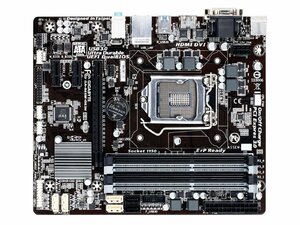 未使用に近い GIGABYTE GA-B85M-DS3H マザーボード Intel B85 LGA 1150 MicroATX メモリ最大32G対応 保証あり　