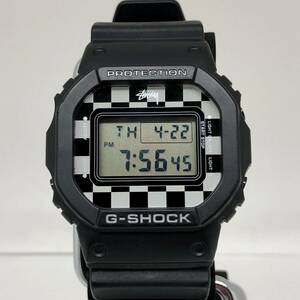 G-SHOCK ジーショック CASIO カシオ 腕時計 DW-5600VT STUSSY ステューシー チェッカー コラボ ブラック ホワイト 希少 【ITVY1R7XQ5XS】