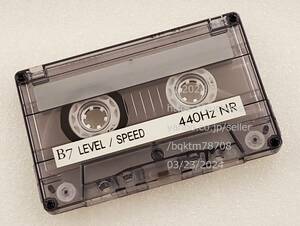 440Hz SPEED / NR SETUP LEVEL カセットテストテープ CASSETTE TEST TAPE (4tr 2ch STEREO MUSIC GRADE)