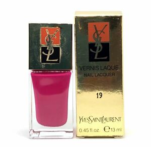 YSL イヴサンローラン VERNIS LAQUE #19 ネイルカラー 13ml ☆未使用品　送料220円