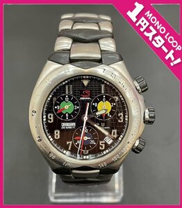 【6AT明04005D】★1円スタート★腕時計★wristwatch★UNIVERSAL GENEVE★ユニバーサルジュネーブ★975.310★クロノグラフ★SENNA