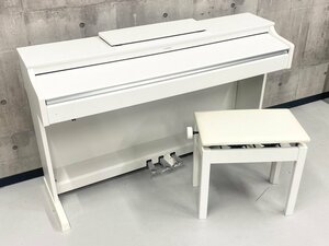 Y-04001 YAMAHA ヤマハ 88鍵 電子ピアノ ARIUS YDP-163 2017年製 ホワイト アリウス グレードハンマー3鍵盤【店頭引渡限定】