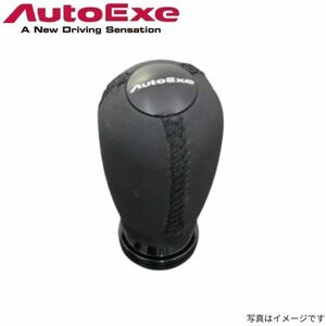 オートエグゼ シフトノブ アテンザ GJ系 マツダ ブラックステッチ 本革 AutoExe A1396-08