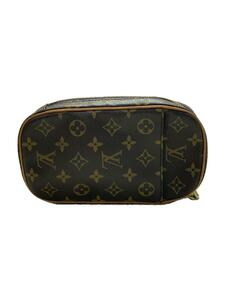 LOUIS VUITTON◆ポシェット・ガンジュ_モノグラム・キャンバス_BRW/レザー/BRW/総柄