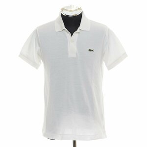 ◆510168 LACOSTE ラコステ ◆ポロシャツ 半袖 ★ サイズ2 メンズ ホワイト