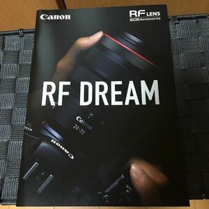 Canon キャノン　RF LENS レンズ　EOS RF DREAM 2021.4 デジタル一眼レフカメラ　豪華カタログ　即決