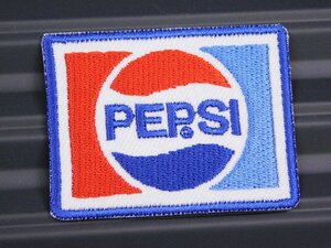 送料\84【PEPSI・ペプシ】※《ミニアイロン刺繍ワッペン》　アメリカン雑貨　刺繍ワッペン　アイロンワッペン