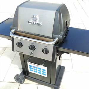 【☆直接引取限定☆】Broil King ブロイル キング MONARCH モナーク 320 8342-53JP BBQ グリル ロースト 燻製 ガス用 1円スタート MA537