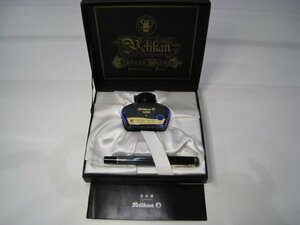 ★ペリカン Pelikan 万年筆 インク付き 585 マーブルグリーン【中古】｛dgs3686｝