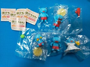 ほげちゃん　フィギュアコレクション　全5種　コンプリート　ガチャ　ガシャポン