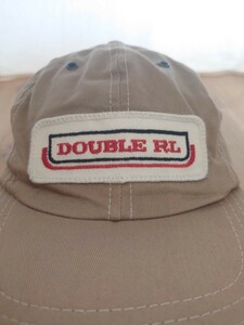 ビンテージ 90s 名作 RRL ダブルアールエル トラッカーキャップ 最初期 三つ星 USA製 アメリカ製 カーキベージュ Khaki 帽子 Made in USA