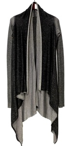 イタリア製 Rick Owens / リックオウエンス メリノ ウール ローゲージニット カシュクールロングカーディガン ジャケット XS 国内正規品