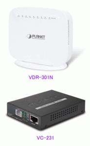 電話線で無線LAN　VDSL CPE 4ポートハブ搭載　アクセスポイント　VDR-301NとVC231のセット