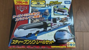 プラレール　カーズ　スティーブンソン　レールセット　未開封新品　トミカを乗せてスパイトレイン発進