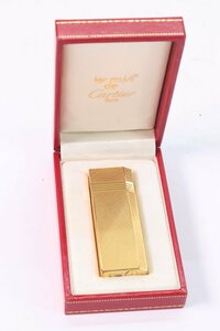 Cartier カルティエ ガスライター ゴールドカラー 五角形 ペンタゴン 喫煙具 喫煙グッズ ジャンク 5362-B
