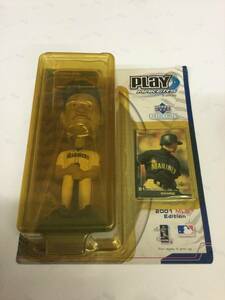 ◎PLaY MAKERS　フィギュア　マリナーズ　イチロー　★2001 MLB Edition フィギュア＆カード　現状品　 ★ 1円スタート！！