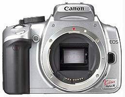 Canon EOS KISS デジタル N シルバー ボディ 0128B001(中古品)