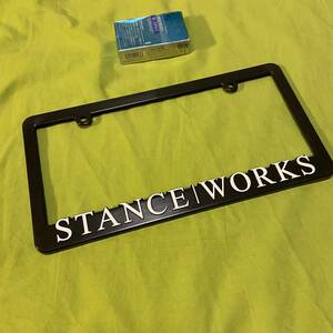 ラスト！激レア　絶版　Stance Works ナンバーフレーム USDM スタンスワークス