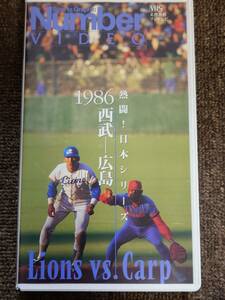 ビデオ Nunber VIDEO 熱闘！ 日本シリーズ 1986 西武ー広島 [VHS］