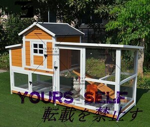 新入荷 ニワトリ小屋 兎 ハト小屋 ペット別荘 大型 ハウス 木製 防雨防腐 ウサギ ニワトリ小屋 飼育 屋外養殖 庭用 掃除しやすい