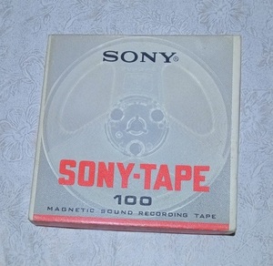 オープンリールテープ / Sony-Tape 100 ソニー TYPE-5 チラシ 記録媒体 レコーディングテープ 冊子 昭和 レトロ 当時物 古民家 so1