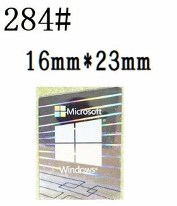 284# 在庫少【windows 11】エンブレムシール　■16*22㎜■ 条件付き送料無料