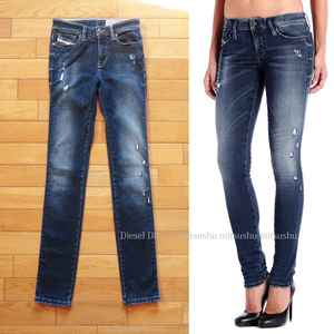 ★美品★ Diesel スーパースリムスキニー デニム Skinzee ★ W24 ★ ディーゼル ジーンズ レディース WEB限定商品 ハイパーストレッチ