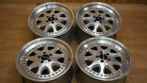 Ｈ663【超希少】BRABUS MONOBLOCK3 PCD112　9.5J+47？ 当時物 ブラバス OZ AMG BBS 3ピース