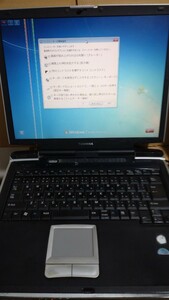 TOSHIBA dynabook A8/529PME PAA8520PME 東芝ダイナブック リカバリ＆アプリケーションディスク付き ノートパソコン HDDなし メモリ768MB