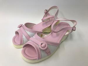 CWE1059 新品　シューズ　靴　介護　看護　サンダル　エアー　LLサイズ（25.0cm）　ピンク