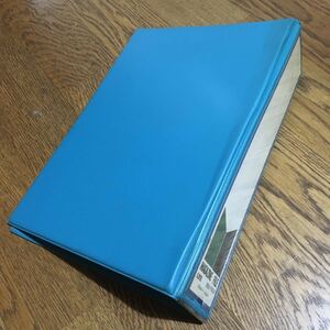 昔の マガジン ファイル☆LIFE ライフ☆MAGAZINE FILE F932 (B5) ブルー☆難有り☆昭和文具