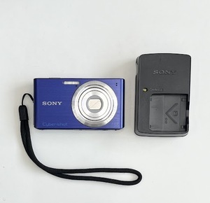【JBI 5371】 1円～ SONY Cyber-shot サイバーショット コンパクトデジタルカメラ DSC-W610 バッテリー 充電器付き 通電確認済 中古 現状品
